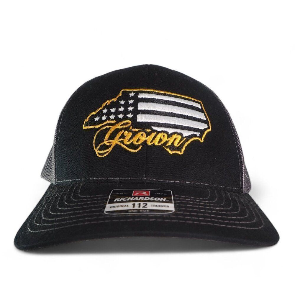 Richardson NC Grown American Flat Logo Trucker‎ Style Snapback Hat OSFM